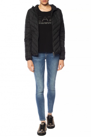 Hooded down jacket, zdjęcie 2 Hooded down jacket od EA7 Emporio Armani